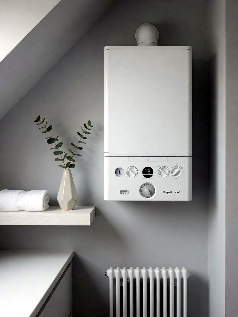 Wall mounted gas boiler